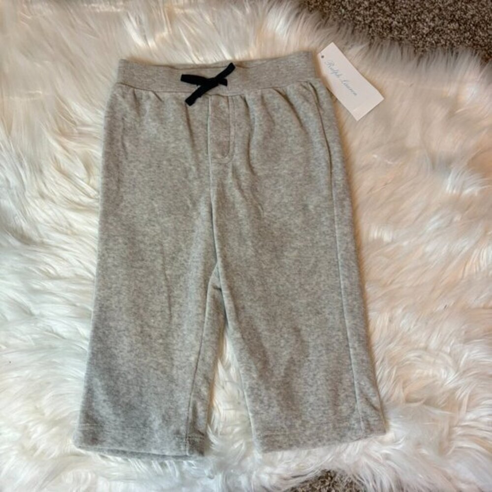 Ralph Lauren Gray Sweatpants Baby Boys 9 Months NWT